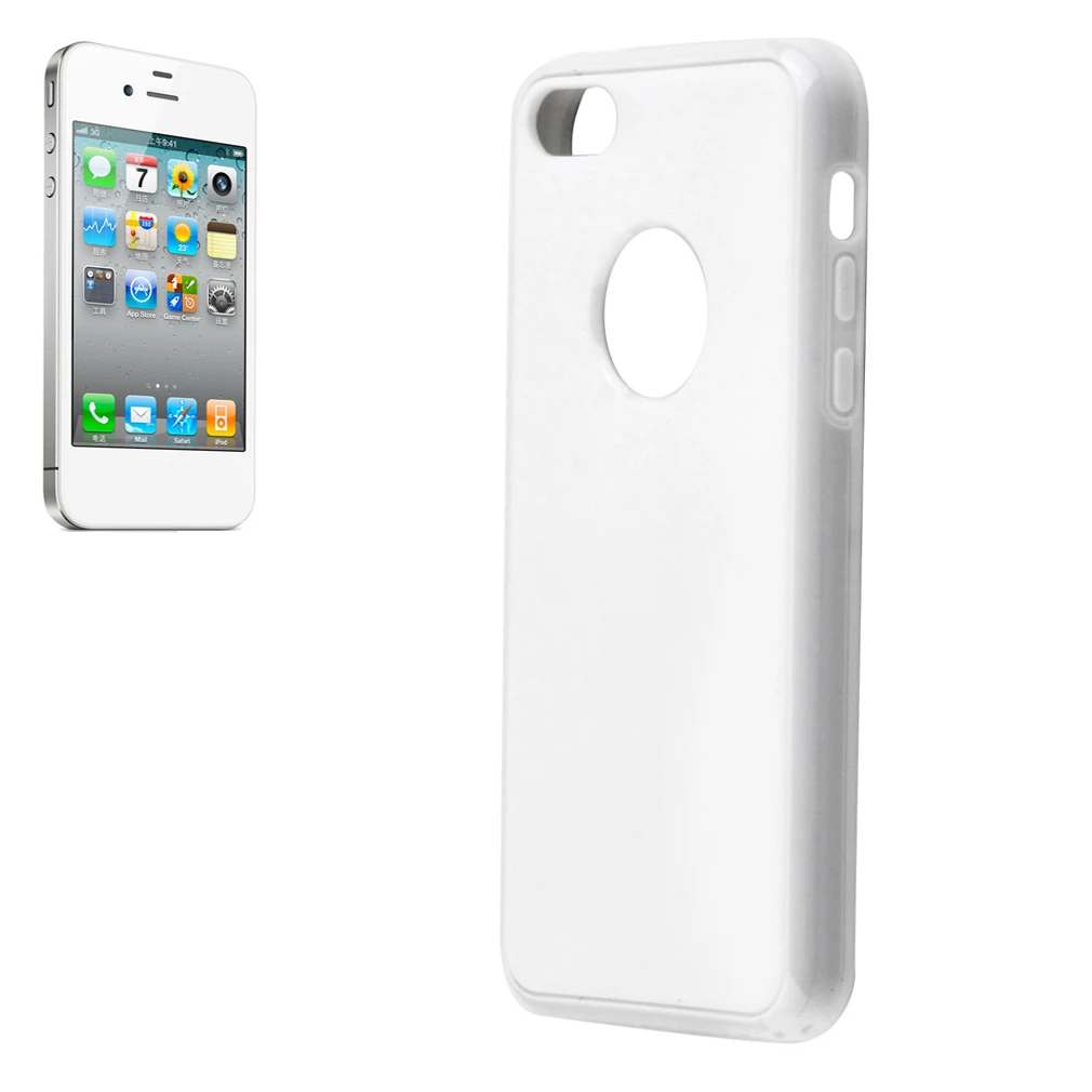 PC Рамка Белый Матовый ТПУ задний защитный чехол Обложка кожа для iphone 5C