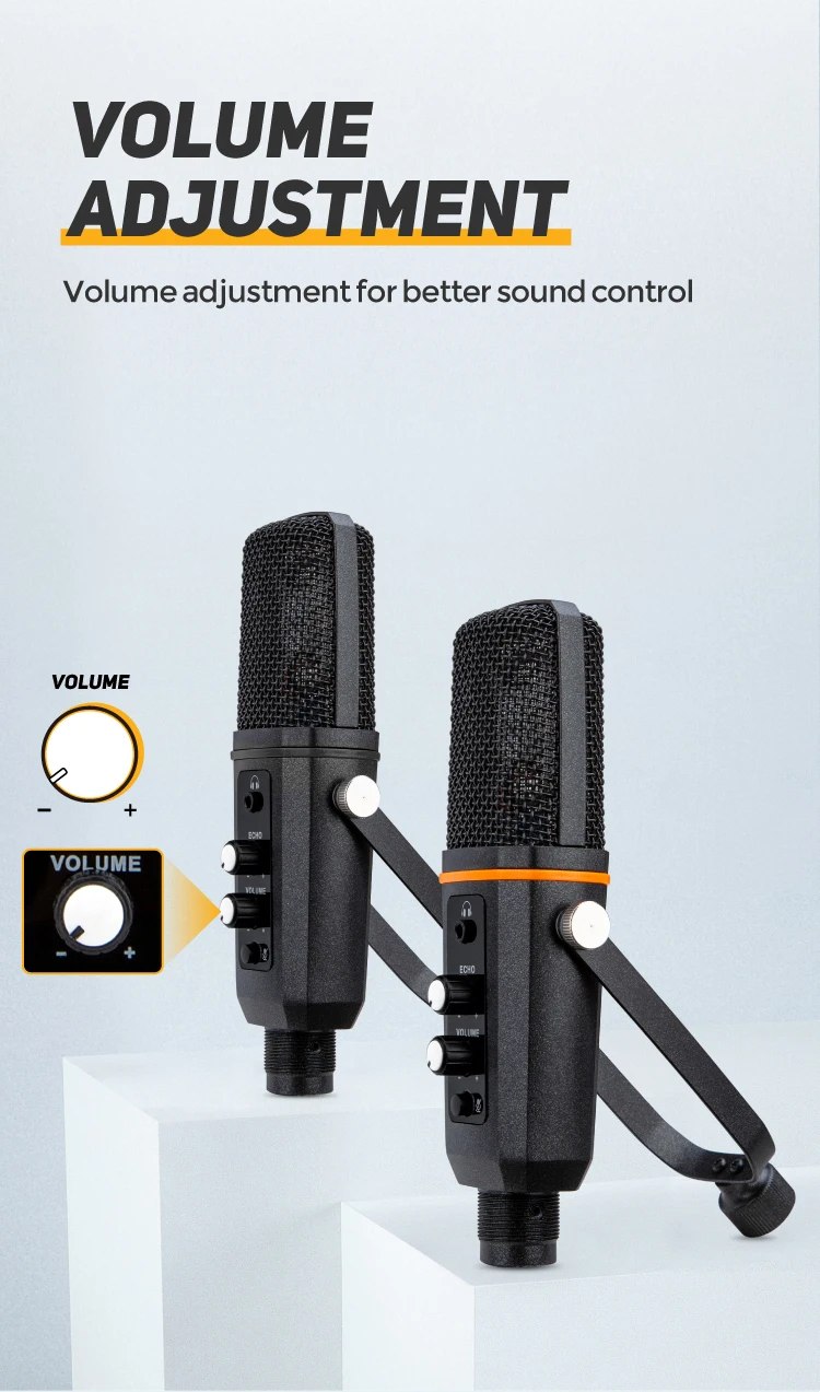 My Mic BM100UX реверберации конденсаторный микрофон Запись студийный игровой компьютер USB микрофон с регулируемой подставкой