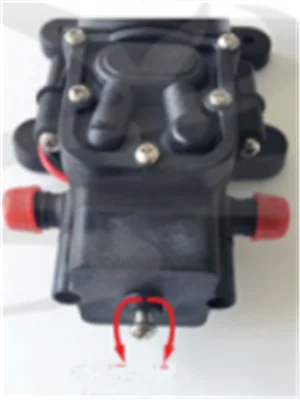 Очень прочный DC 12V 130PSI 6L/мин водяной мембранный самовсасывающий насос высокого давления 70W