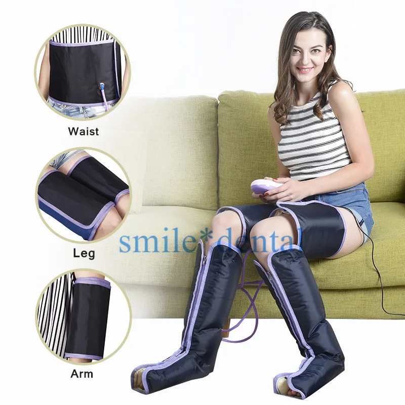 

Leg Wraps Foot Ankles Calf Therapy Relieve fatigue Electric Circulation Air Compression Leg Massager
