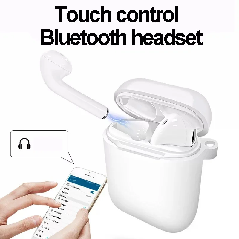 

Mini i8 TWS 5.0 noise reduction touch Bluetooth headset single earphone low power comfortable sweatproof wireless headset