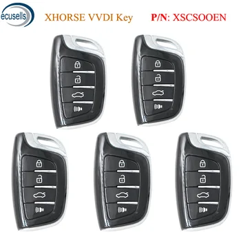 

5PCS,XHORSE ( English Version ) Universal Smart Proximity Control Key - FOB for VVDI Key Tool, VVDI Mini Key Tool VVDI2 XSCS00EN