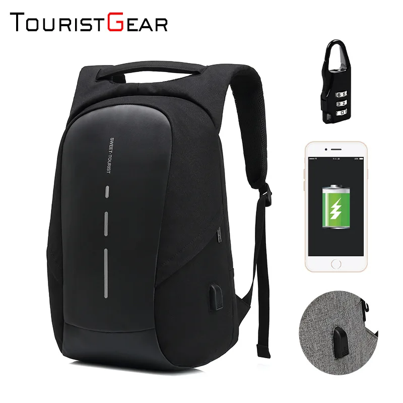 

2019 New Style Men Fashion Shoulder Bag Trend School Bag Travel Anti-Theft shuang bei bao Charging Business Computer Bag Wholesa