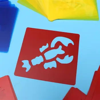 

36PCS Portable Painting Template Drawing Tools Hollow out Painting Stencil Educational Toys for DIY Drawing Preschool Kids
