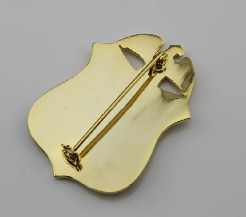 США FEDERAL BUREAU OF INVESTIGATION DEPARTMENT OF JUSTICE-Pin Back со встроенным зажимом для ремня кожаный держатель и ожерелье