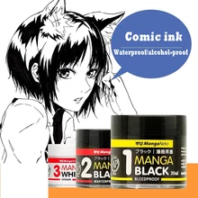 

Japanese Genuine Comic Ink/Pen Dip Pen Drawing Waterproof Watercolor Ink/illustration Hand-Painted Ink Sac Supplement Liquid Wat