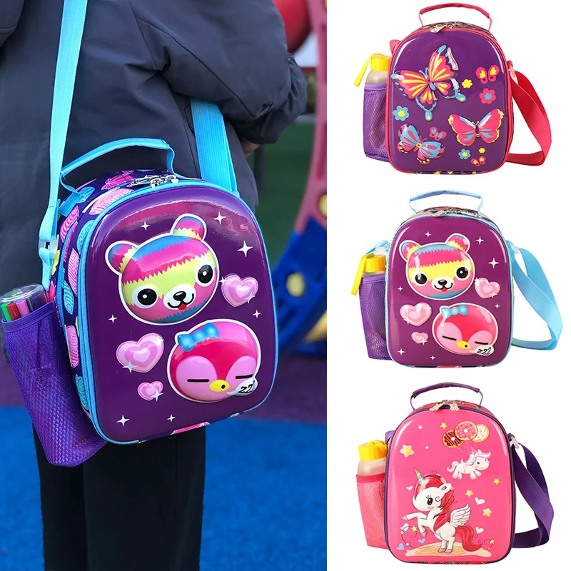Сумка для ланча для детей 2-8 лет, жесткая EVA мультяшная сумка на одно ...