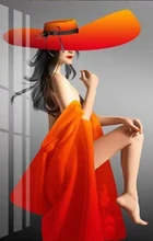  Fashion Girl Wall Art Perfume Lips Poster Nordic Print High Heel Canvas Painting Woman Picture for Living Room Modern Decor 6-27 