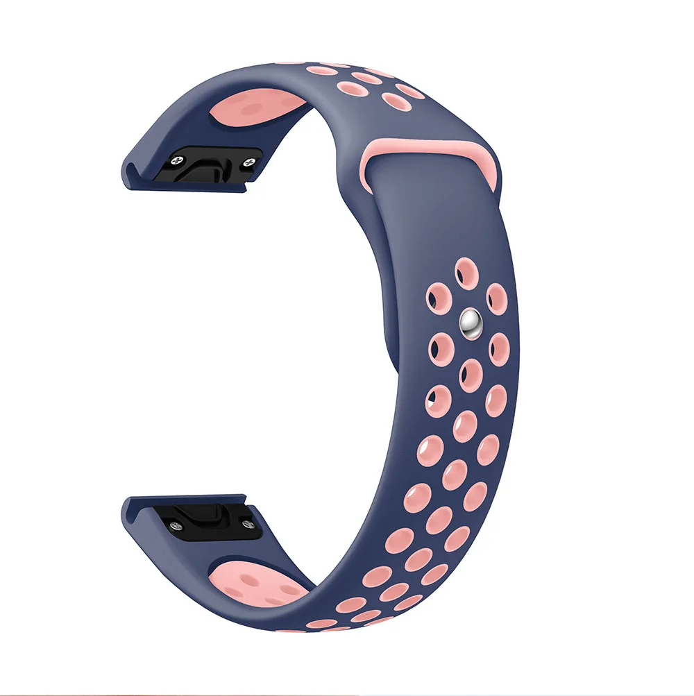22 мм силиконовый ремешок для Garmin Fenix 5 forerunner935 Quati x5/Instinct быстрая установка металлические ремешки для часов модные ремешки для часов