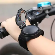 Espelho retrovisor para bicicleta, acessório de ciclismo com rotação 360 graus para punho retrovisor