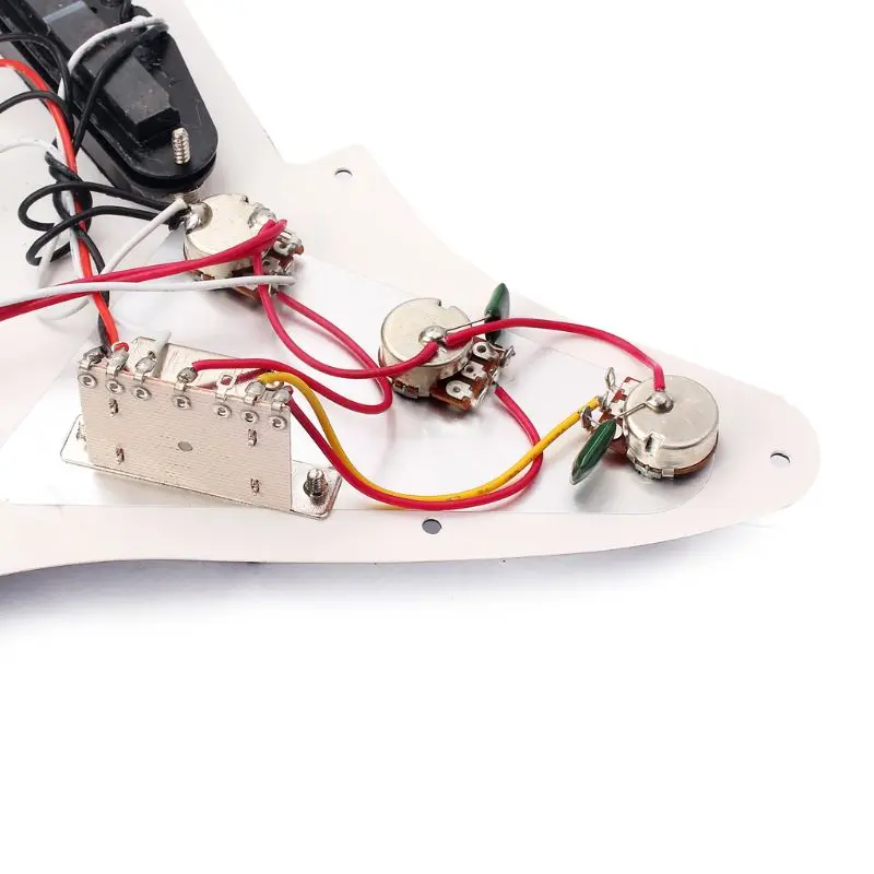 Prewired накладка SSS с одной катушки ЗВУКОСНИМАТЕЛИ ДЛЯ электрогитара Strat