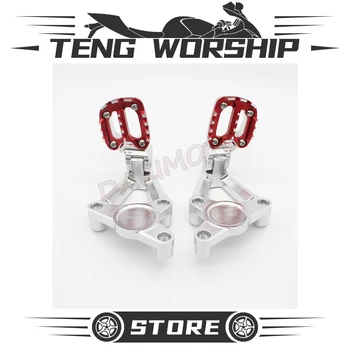 

for HONDA XADV X-ADV X ADV 2017 2018 Motorcycle Accessories Folding Rear Foot Pegs Footrest Passenger Rear foot Set