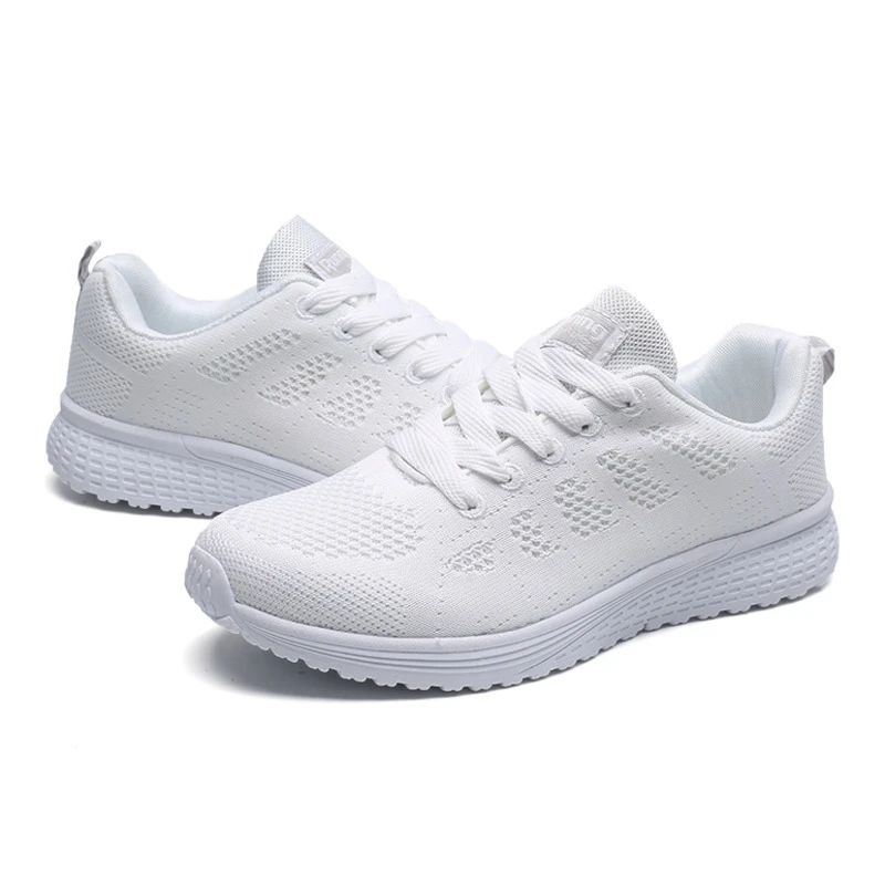 Tenis feminino; Модная белая спортивная обувь на шнуровке для женщин; кроссовки; светильник с круглым носком и перекрестными ремешками; женская обувь для тенниса на плоской подошве; уличная спортивная обувь