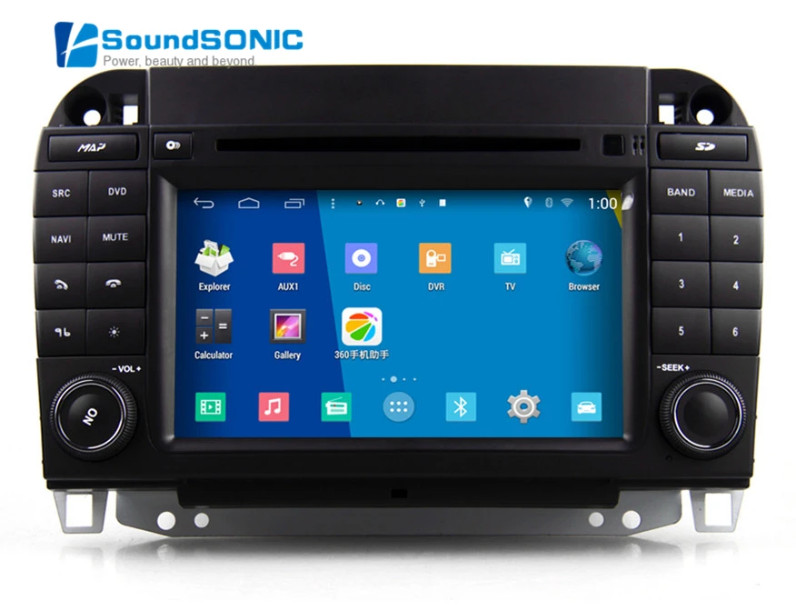 S160 четырехъядерный Android 4.4.4 Авторадио GPS навигация мультимедийный плеер для Mercedes