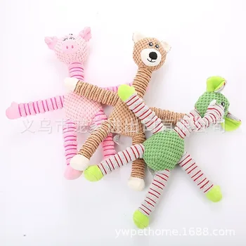 

Plush Dog Toy Durable Dog Toy for Small Doy Tooth Cleaning 3 Colors Make Pet Fun High Quality Pet Products Dog Toys Squeaking