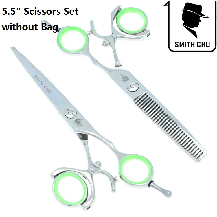 6," Smith Chu Япония 440c профессиональные ножницы для стрижки салонные ножницы для волос Парикмахерские филировочные ножницы парикмахерские инструменты для волос LZS0090 - Цвет: LZS0122 55 no bag