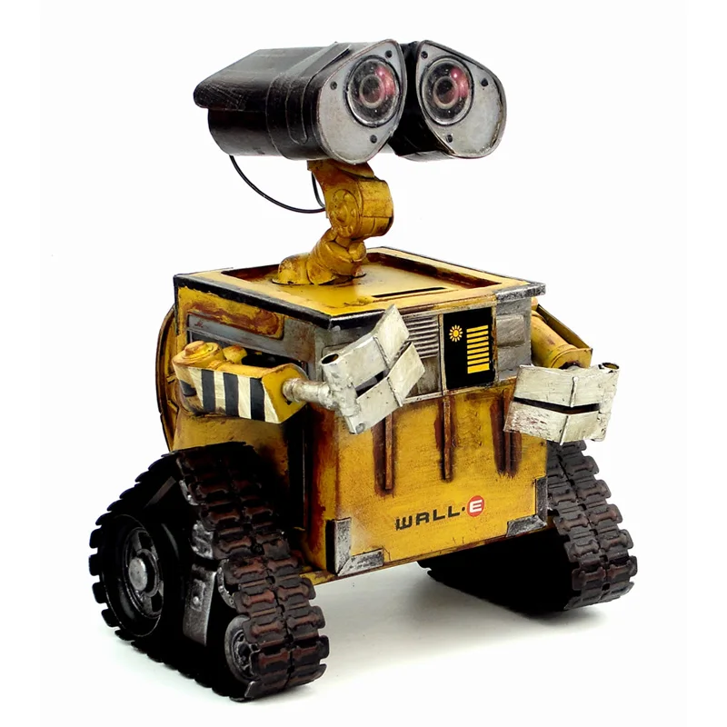 Стена e робот Фильм модель холоднокатаная сталь металл фигурка игрушка кукла robote ручной работы ремесла juguetes figulas таракан wall-e
