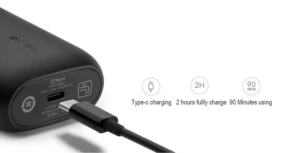 Xiaomi Mijia Electric Shaver 2 Floating Head Mi Portable Waterproof Razor Shavers USB Rechargeable With Storage Bag LED Indicate