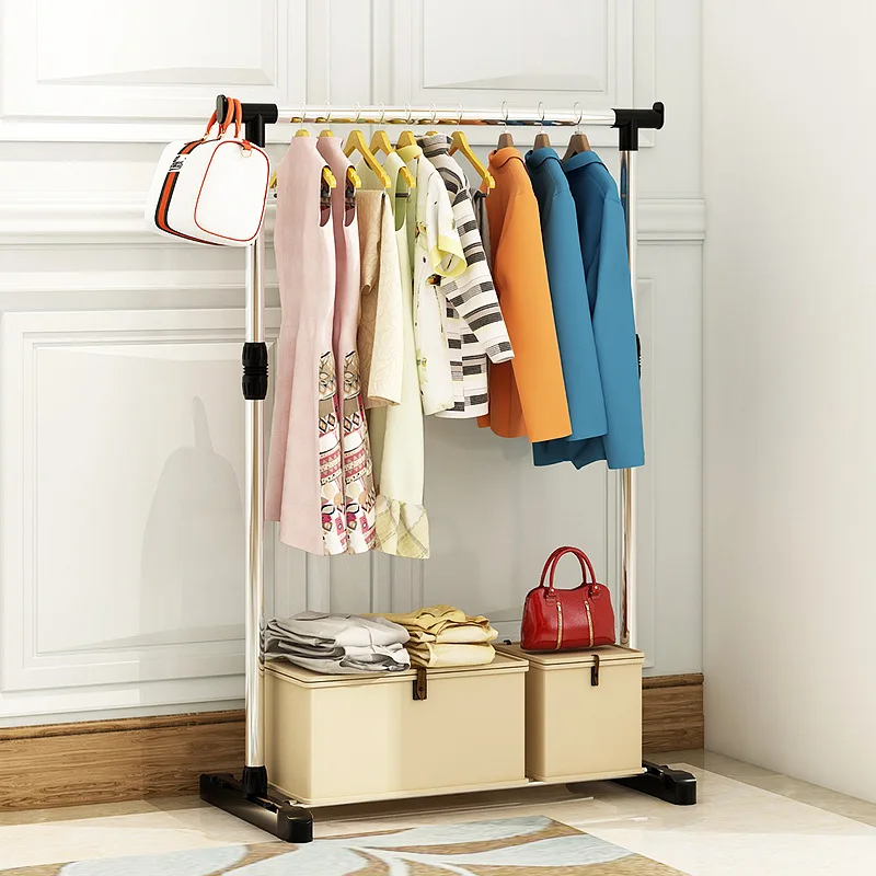 

FREE Shipping Stainless Steel Multi Function Wardrobe Storage Closet Racks
