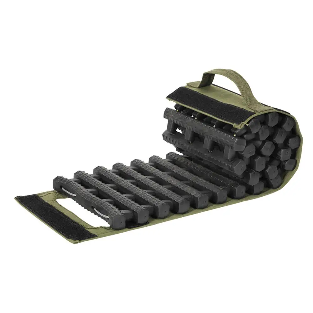 Recovery Traction Mat Portable Emergency Track Tire Ladder Car Recovery Indestructible Traction Mat For Ice Snow Sand Off-road