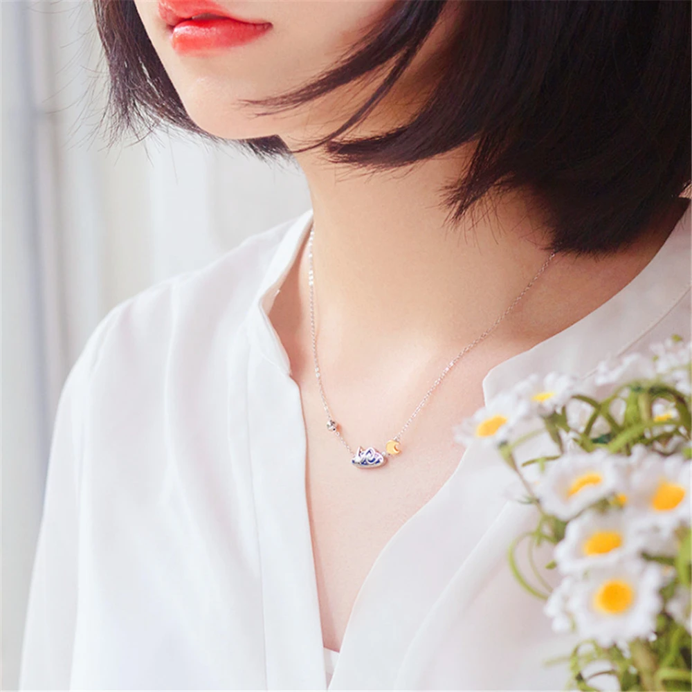 Новинка 2020 стильные модные красивые женские ожерелья с цепочкой Ван Гог Прямая