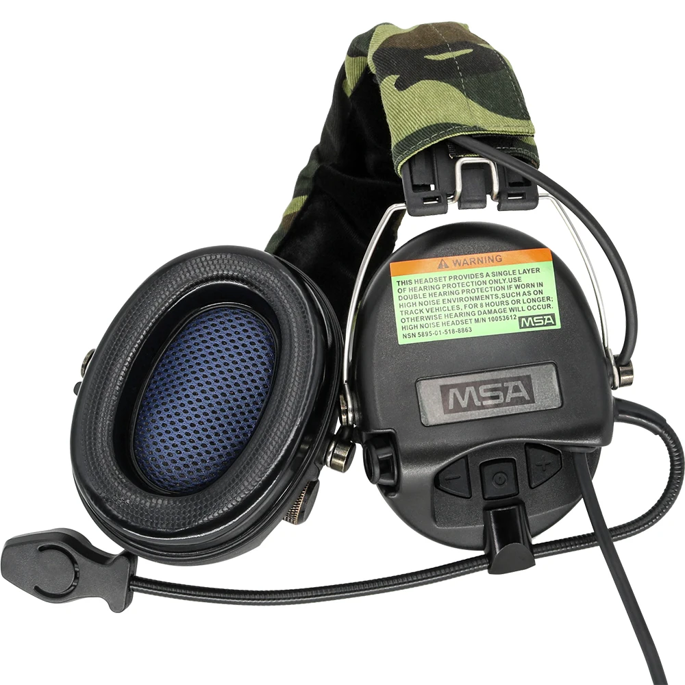 Sordin Tactical Headset Hunting Earphone Airsoft Military Standard Headset Noise Canceling Earphone Shooting Headphone BK