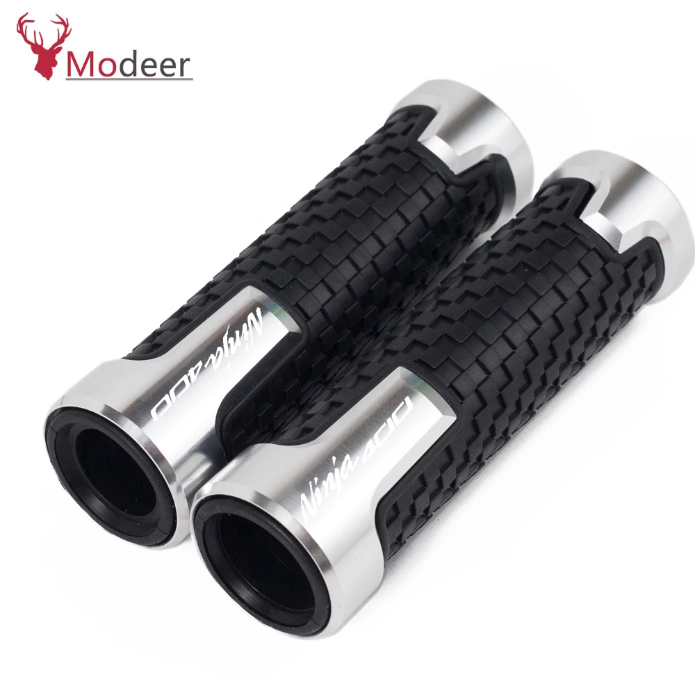 For Kawasaki NInja 400 Z400 2018 2019 2020 Ninja Handle bars Grip 78'' 22MM Motorcycle handle grips Motorbike handlebar ends (12)