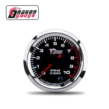 

「DRAGON」 52MM Tachometer RPM Meter 7 Colors Changes Car Gauge Factory Sales Car Refit Accessories for 12 Volt Car