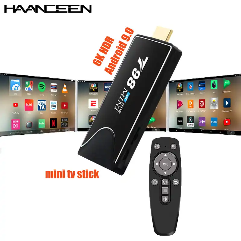 Android 9 0 T98 Mini Pc Dongle Miracast Bluetooth Wifi Hdmi 6k Hdr Tv Stick Os Quad Core 64bits 4g 32g Optional Tv Box Set Top Boxes Aliexpress