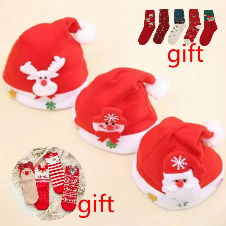 

Hats LED Light Hat, Cap Glowing Christmas Hat Santa Cartoon, Santa Claus/elk/snowman Christmas Decorations Adult Cloth