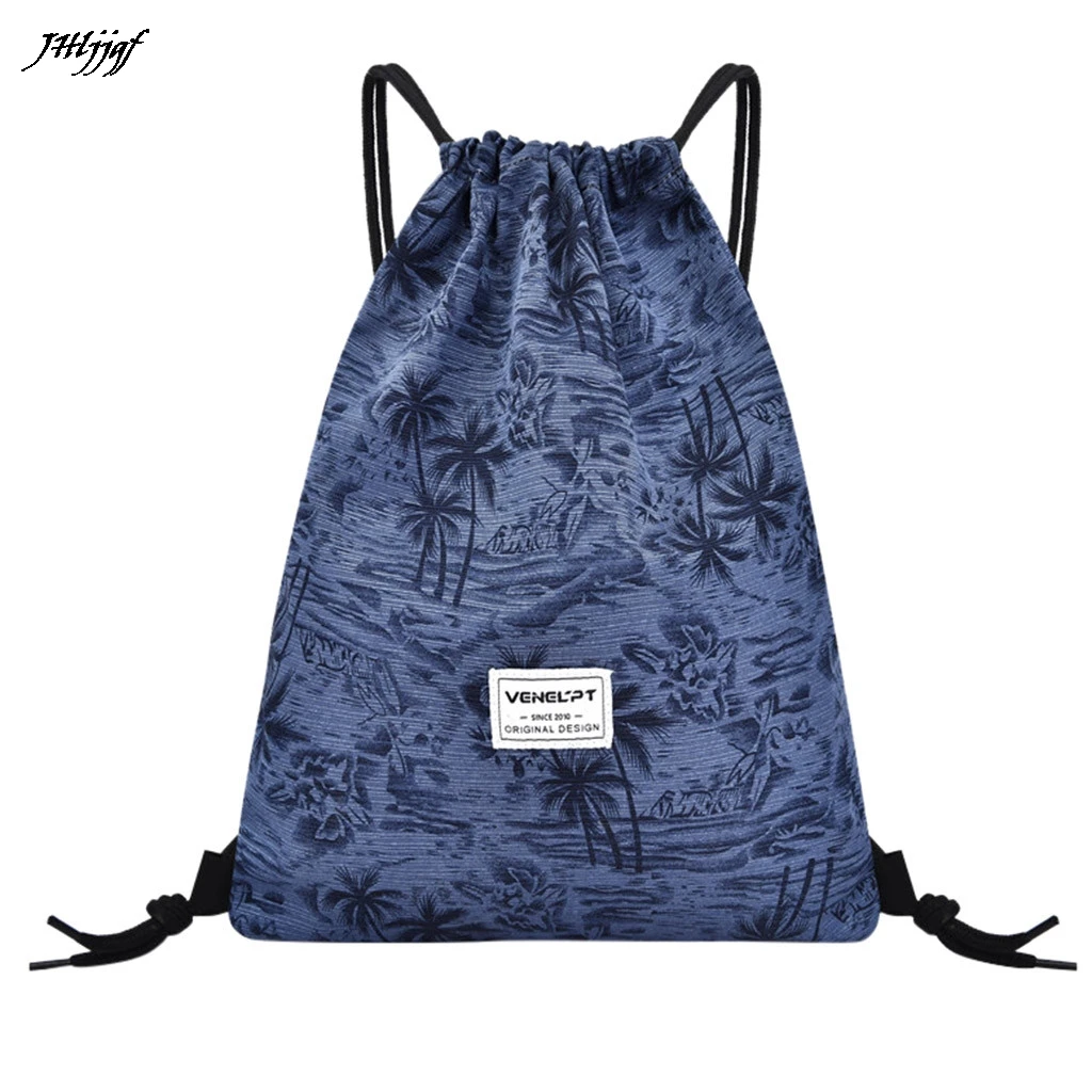 

Fashion Unisex Men Women Oxford Bag Outdoor Fitness Drawstring Beam Mouth Backpack Travel Backpack for Teenage mochila