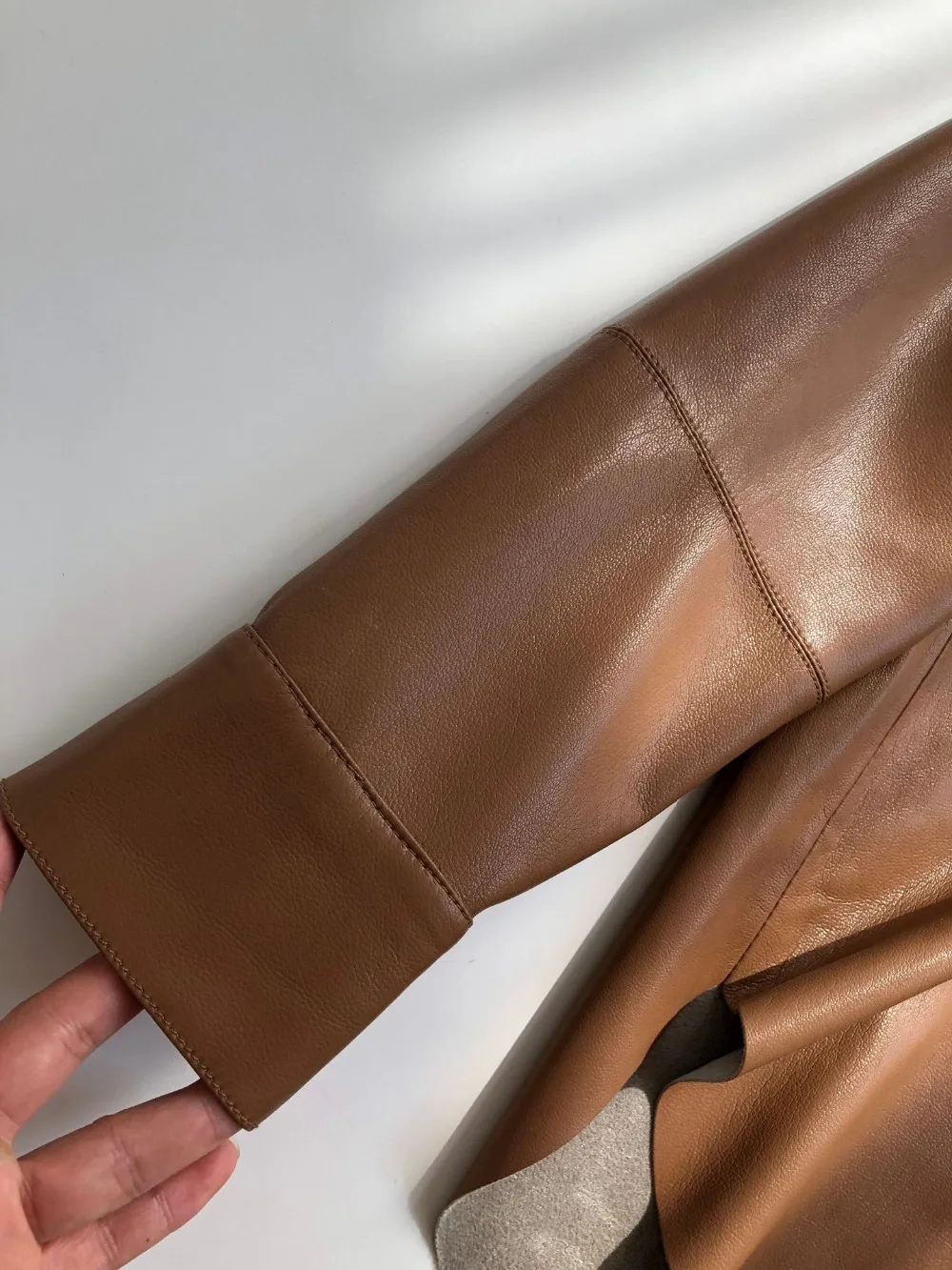 Женское повседневное кожаное пальто, рубашка, куртка с длинным рукавом, женская верхняя одежда, два цвета, новинка