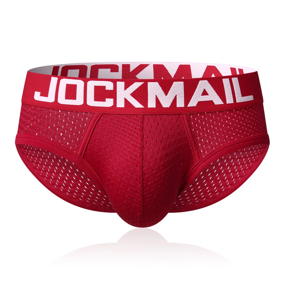 JOCKMAIL Новое мужское нижнее белье из шелкового ледяного шелка крутые дышащие