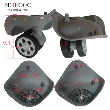 

BDTHOOO Replacement Luggage Wheel, Wheels for Travel Suitcase Repair, High Abrasive Resistance Wheels Fixing Base A79-DKL