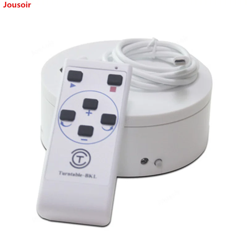 

12cm Smart Remote Control Speed Direction 360 Degree Auto-Rotation Photography Rotating Turntable Display Stand CD50 T03 2Y