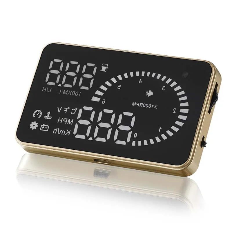 Авто HUD X6 HUD Дисплей 3 ''экран OBD II интерфейс автомобиля HUD скорость автомобиля электронный Автомобильный дисплей скорость метр Hud Дисплей