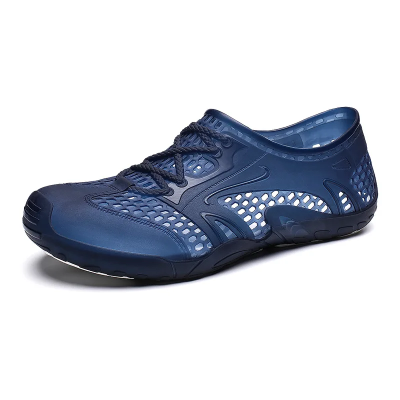 

2019 Spring And Summer Outdoor Trend Sports Upstream Shoes Anti-slip Breathable MEN'S Sandals Waterproof Porous Shoes