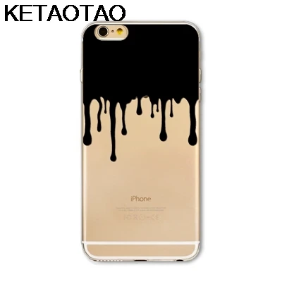 KETAOTAO граффити сексуальная девушка Кайли губы телефонные чехлы для iPhone 4S 5C 5S 6 6S 7 8 Plus X силиконовые прозрачные мягкие ТПУ чехлы - Цвет: Небесно-голубой