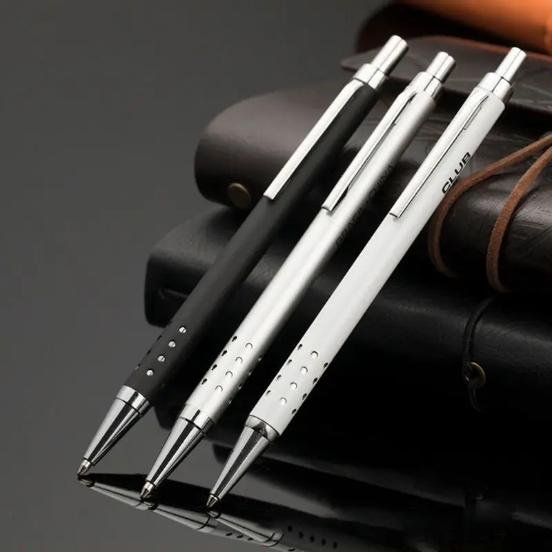 

Luxury Metal Ballpoint Pen Press Design 24 Holes School Office Supplies Student Writing Gift