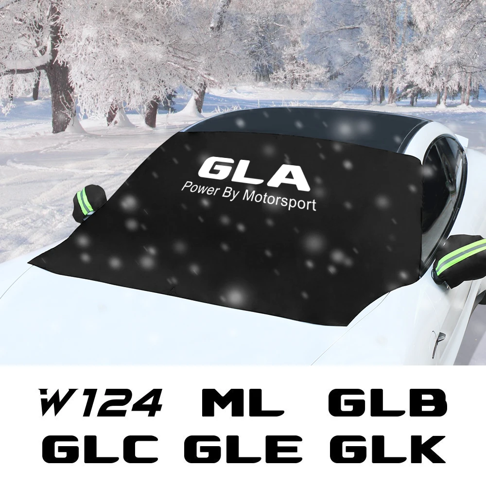 Magnetic Car Front Windshield Snow Cover Auto Accessories For Mercedes Benz W124 Glk Gle Gla Glc Ml Glb Gls G63 Glc43 G350d