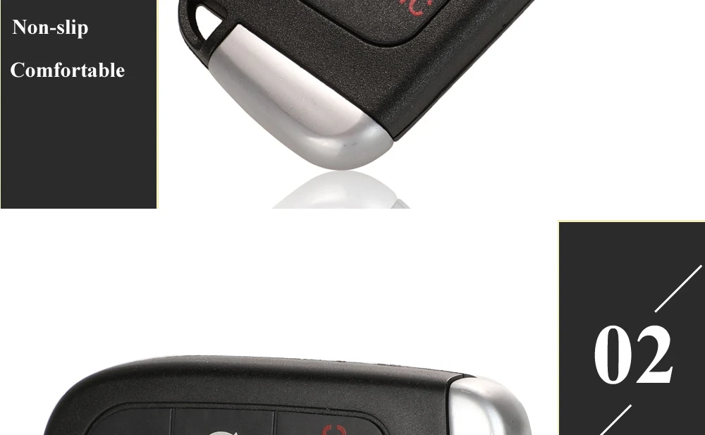 10 pz auto Smart portachiavi Shell per Jeep Grand Cherokee Dodge Ram 1500 viaggio caricabatterie Dart Challenger Durango Chrysler 300 - Hcff0194cda584caf9947652f1c4ce806f