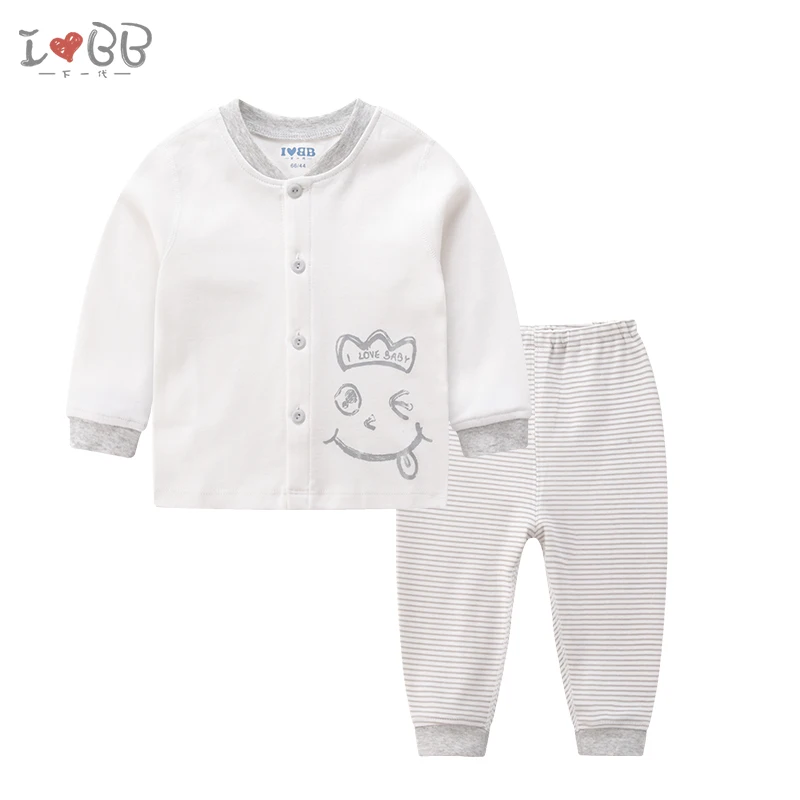 Baby Pajama Sets Uisex Sleepwear Robe Soft Cotton Cartoon Top Pants