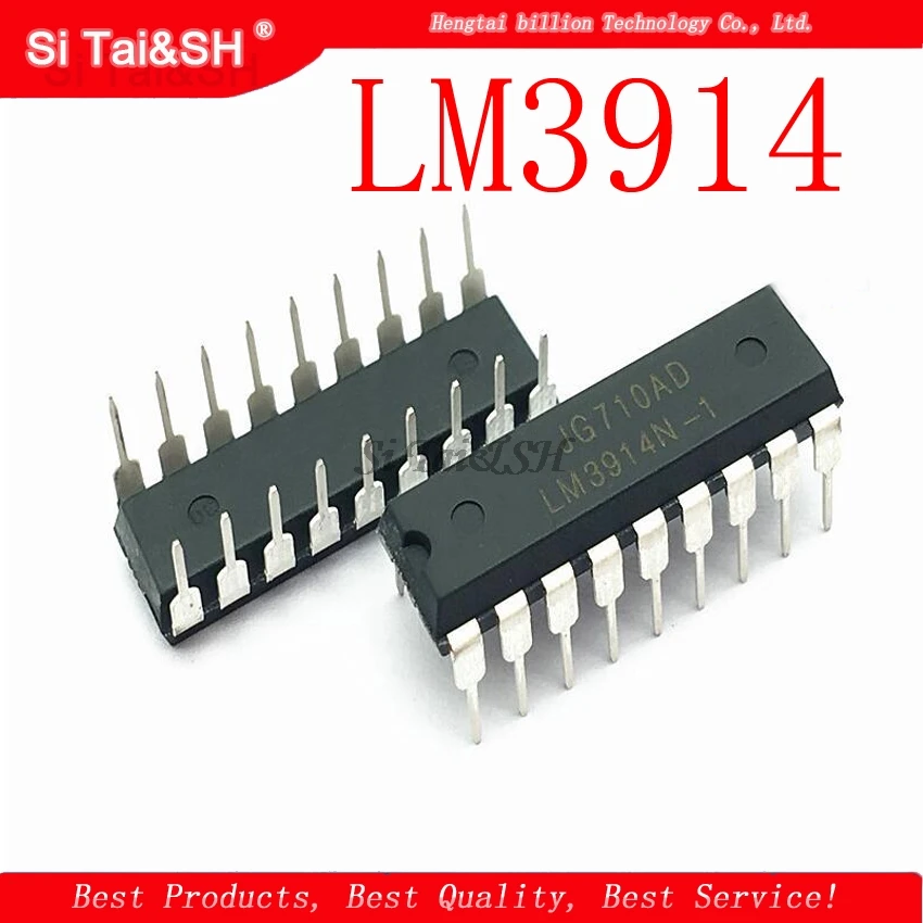 10pcs/lot LM3914 DIP18 DIP LM3914N-1 DIP-18 LM3914N