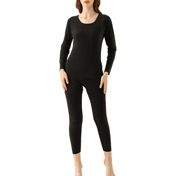 

2020 Long Johns For Women Thermal Underwear Set For Winter Skin Winter Female Thermal Shirt Pajamas Winter Thermal