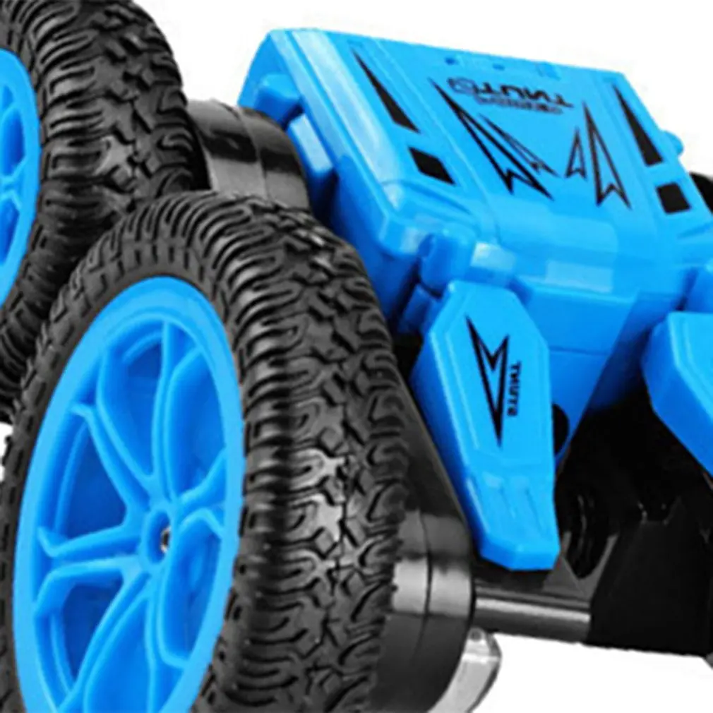 Q71 2,4G Вращающийся Двухсторонний трюковый автомобиль с дистанционным управлением, светильник, самосвал, Детская зарядка, деформационная игрушка