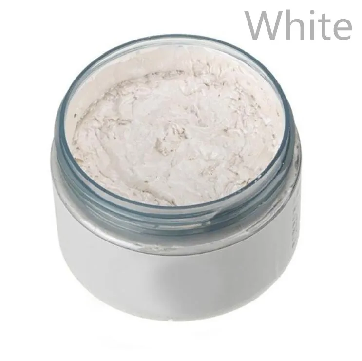 White 4 шт./кор. волос Цвет мелки для волос порошок Европейский временный Пастель Краска для волос Цвет Краски пастель с действительно коробка - Цвет: White