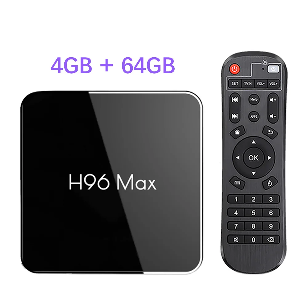 Android 9,0 4 Гб 64 Гб Смарт ТВ приставка H96 MAX X2 Amlogic S905X2 поддержка 1080p 4K 60 кадров в секунду Google Play Store Netflix Youtube 32 Гб 16 Гб - Цвет: 4G 64G