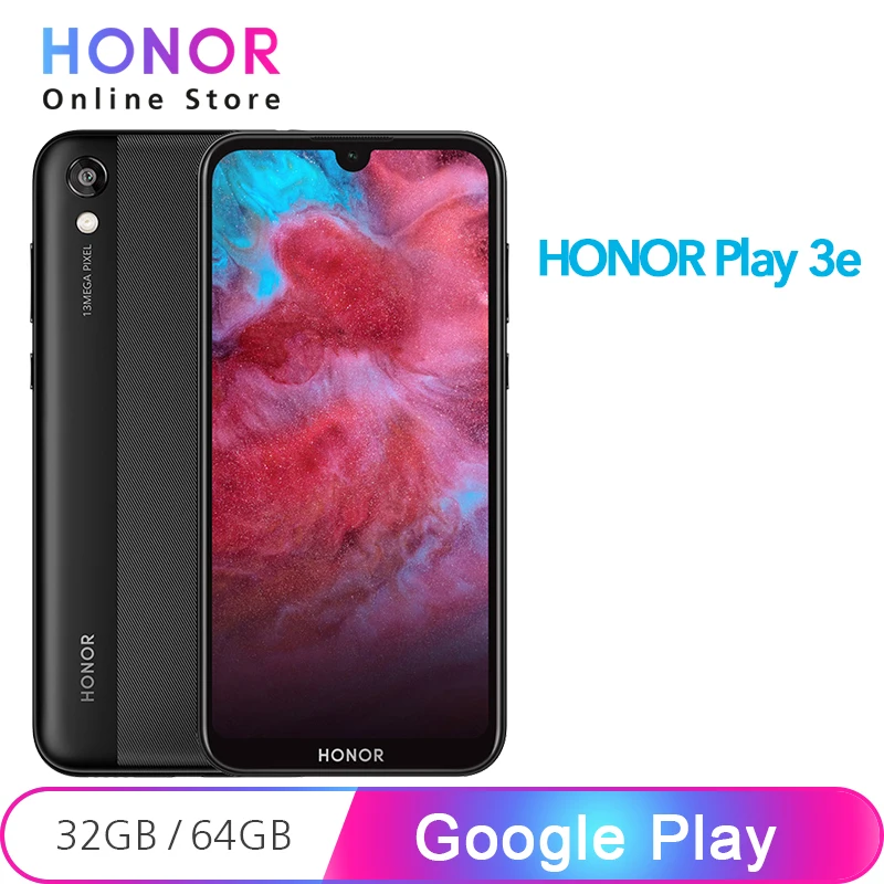 Original Honor Play 3e 32GB / 64GB MT6762R Octa Core 13MP Rear Camera 5.71