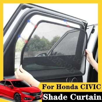 

For Honda CIVIC 2005-2013 EP3 RS Turbo Modulo 5Pcs card type magnetic car curtain sun shade car window shade car styling