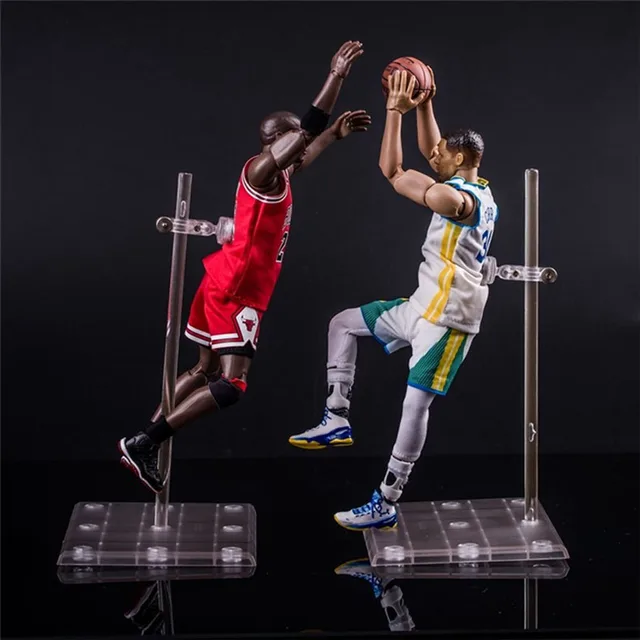 Pvc Action Figure Toys Dolls, 1/9 Basketball Star Figures